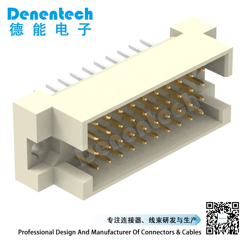 Denentech Professional manufacturer 2.54MM four row male straight DIP DIN41612